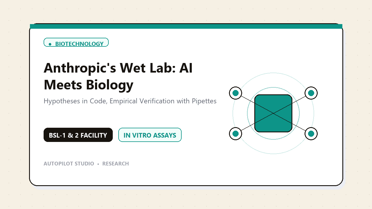 Illustration for An AI company runs a wet lab. What it proves, and what it could risk