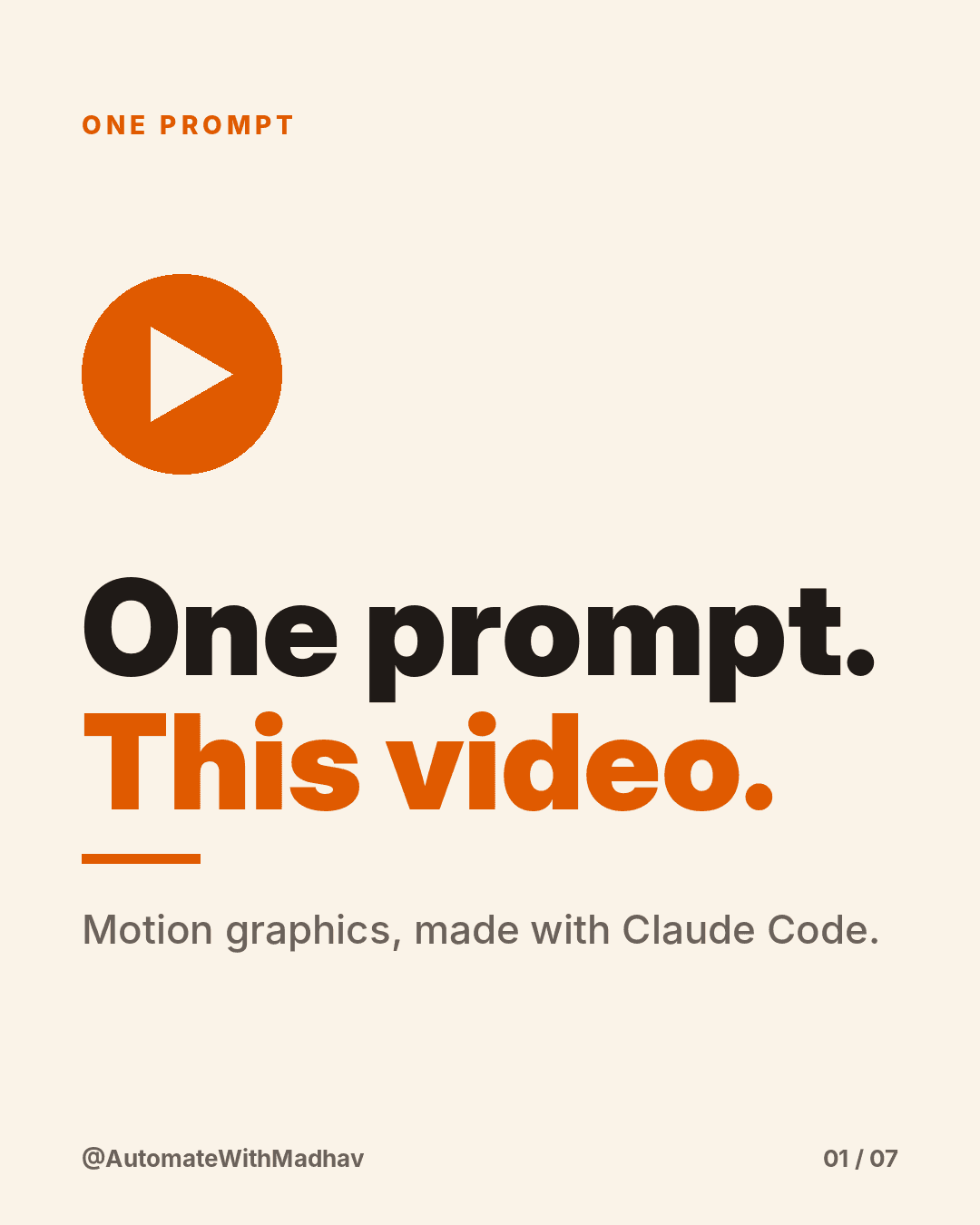 Illustration for Make motion graphics with Claude. No video editor.