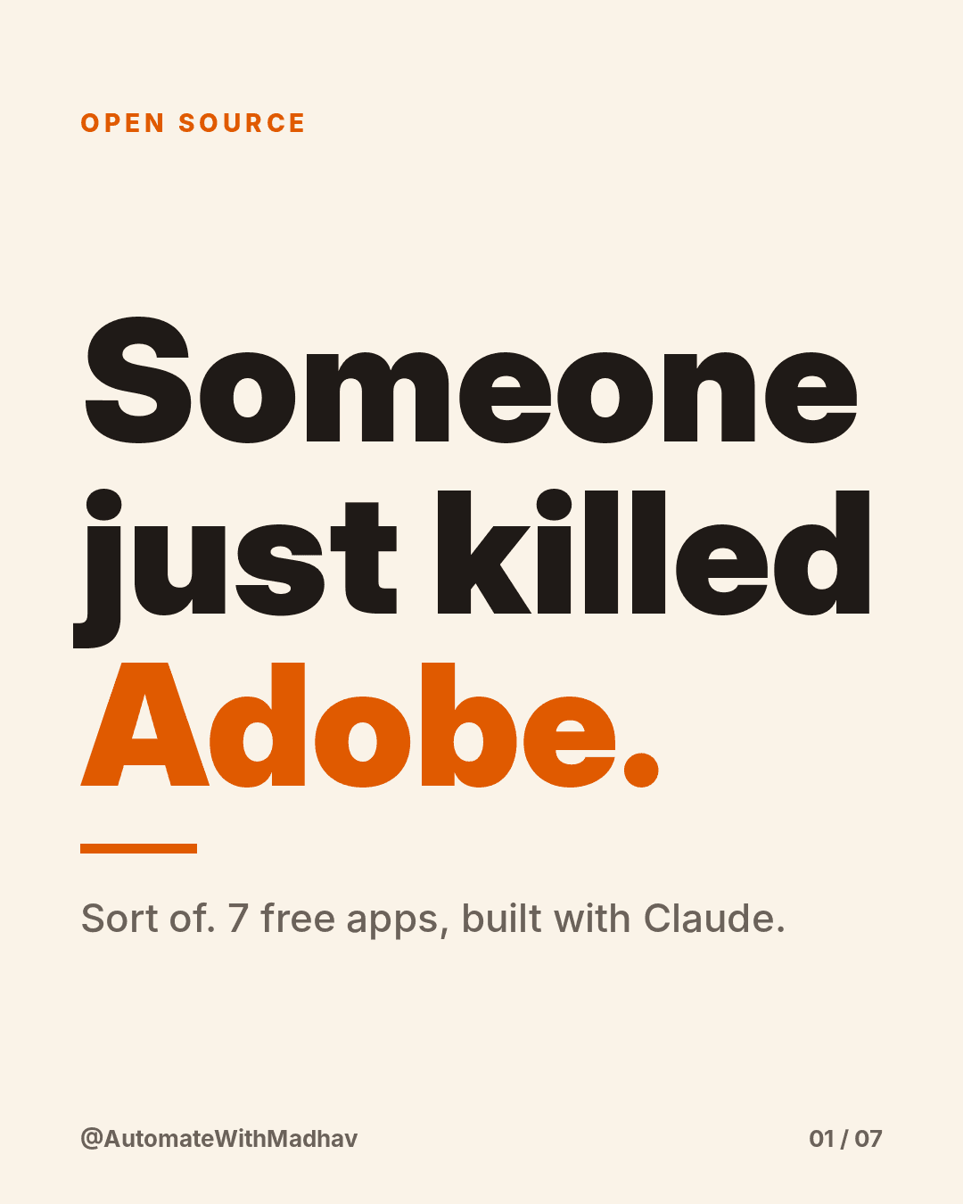 Illustration for Someone rebuilt Adobe. It's free.