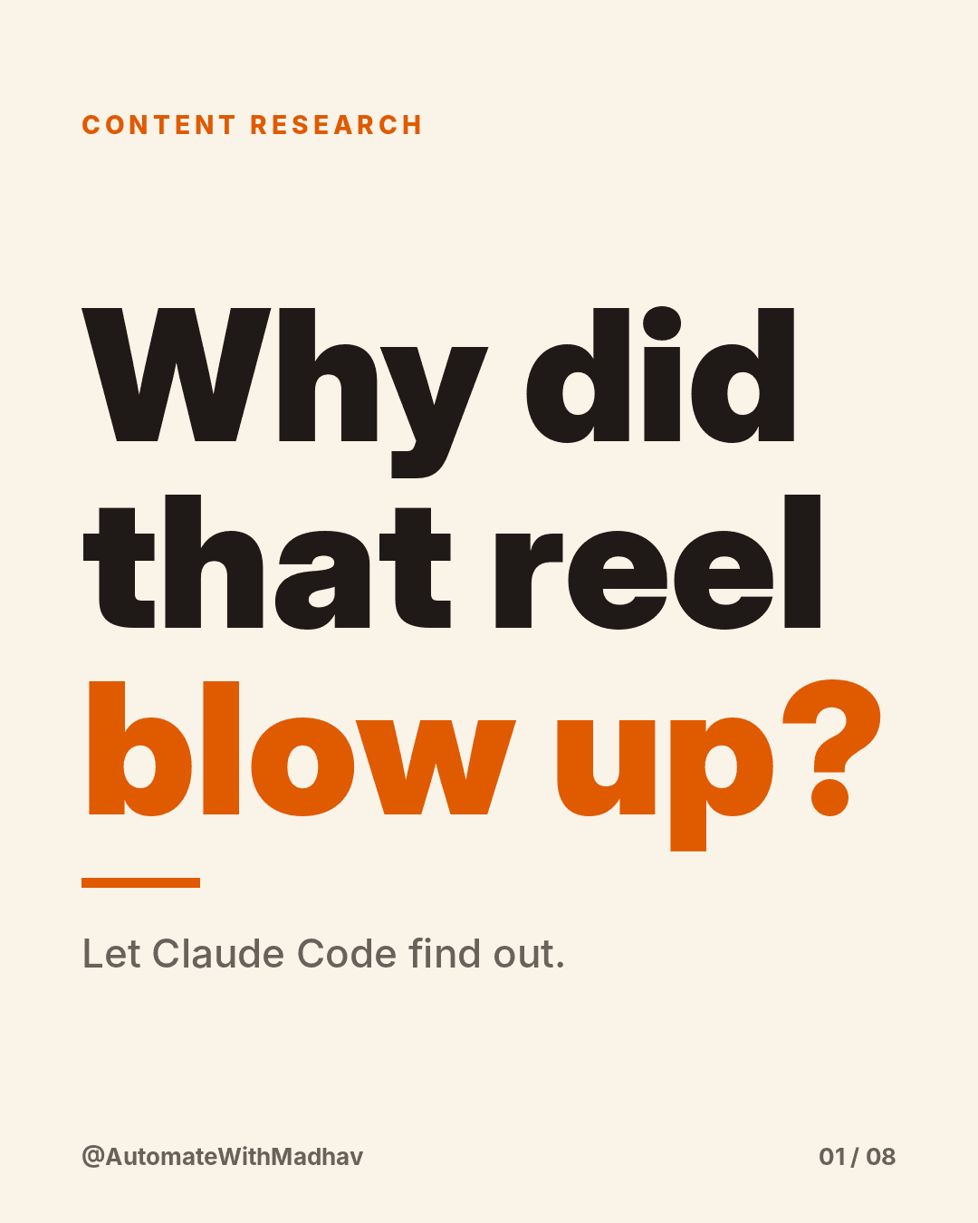 Illustration for Why did that reel blow up? Ask Claude.